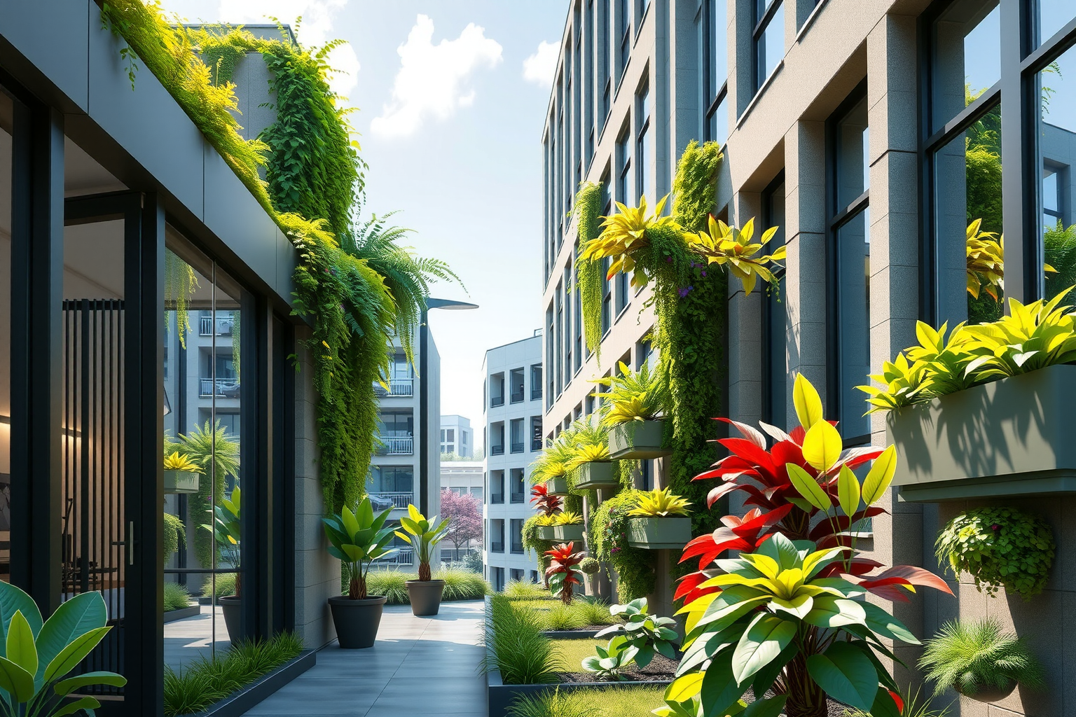 Jardín vertical exterior: la mejor solución para espacios reducidos